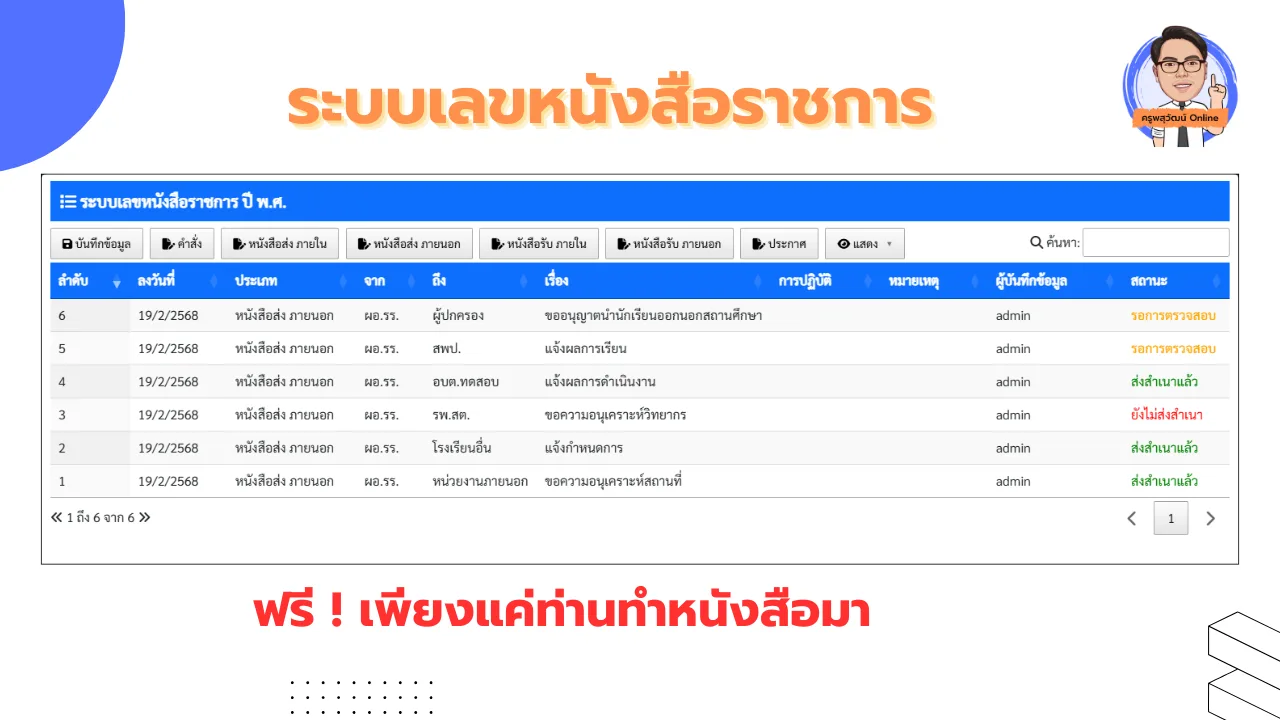ระบบเลขหนังสือราชการ
